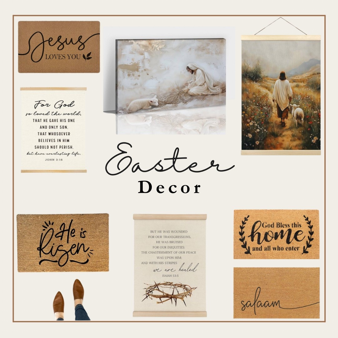 For God so loved the world. Jesus had risen, indeed! Boldly proclaim the gospel with in and outside of our homes!

#LTKHome #LTKSeasonal #LTKFamily