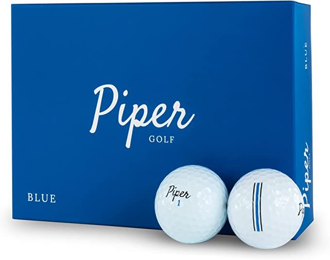 Piper Golf Premium Golf Balls for Maximum Distance, Straight Shots, and Eliminating Slice | 1 Doz... | Amazon (US)
