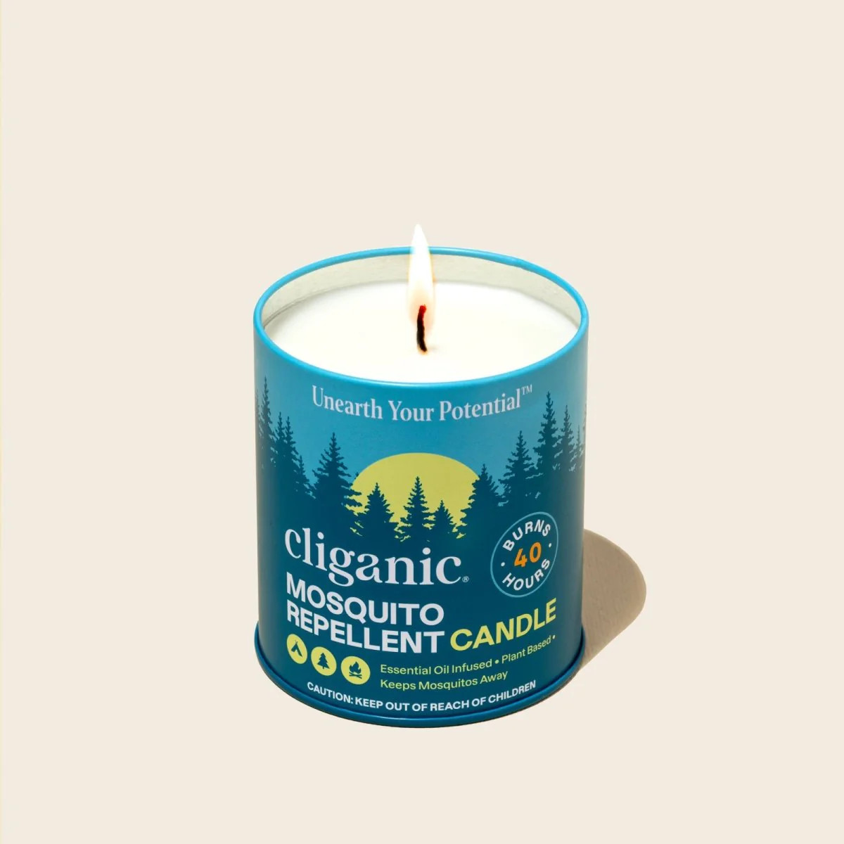 Mosquito Repellent Candle (9oz) | Cliganic