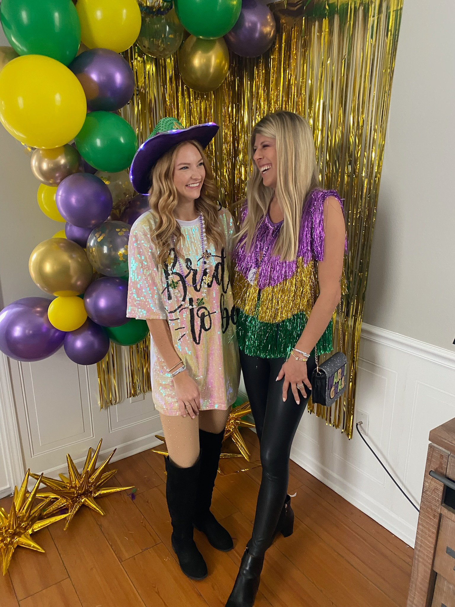 Mardi Gras Outfit | Mardi Gras Decorations | Bachelorette Party | New Orleans | Bride to be | Bachelorette Outfit | Ballon Arch | Wedding

#LTKwedding #LTKtravel 

#LTKSeasonal