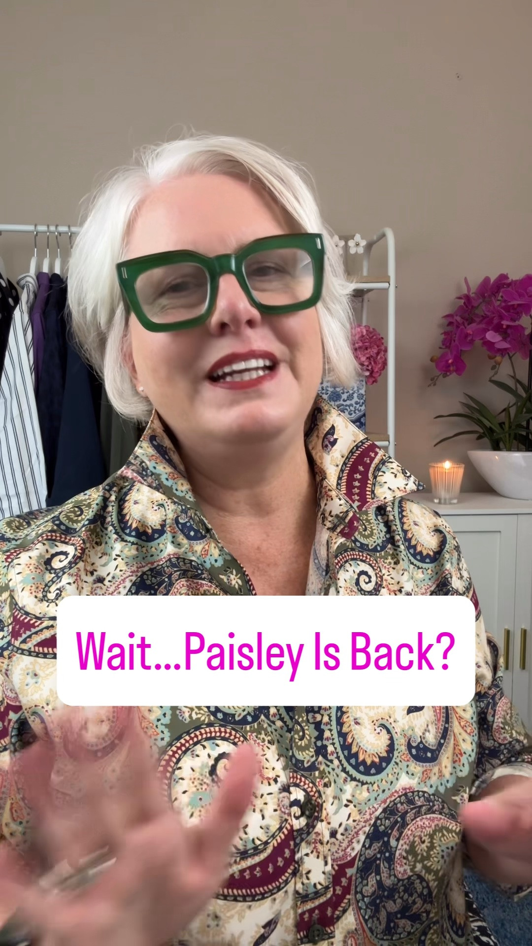 Paisley is showing up all over Chico’s fall collection, and it goes far beyond the traditional paisley top. I’m finding colorful paisley prints on tops, jackets, lightweight layers, wide-leg pants, scarves and even accessories.
If you love paisley but aren’t sure how to wear it now, the easiest approach is to let one printed piece be the statement and keep the rest of your outfit simple. From a small paisley scarf to a bold pair of printed pants, there are plenty of ways to add this classic pattern to a fall wardrobe.

#LTKSeasonal #LTKOver40 #LTKMidsize