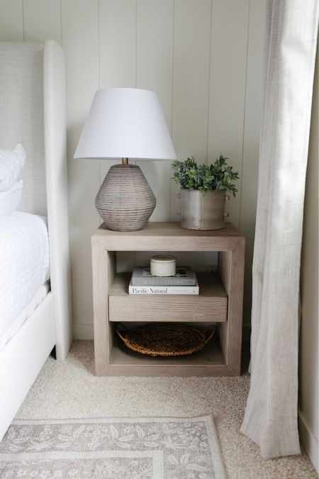Simple bedside table decor idea. 

Amazon home
Target home
Basket 
Vase
Nightstand 
Table lamp

#LTKFind #LTKSeasonal #LTKhome