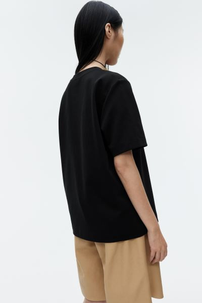 Heavyweight T-Shirt - White - Ladies | H&M GB | H&M (UK, MY, IN, SG, PH, TW, HK)