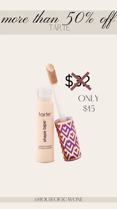 OVER 50% off Tarte Shape tape! LOVE this stuff! #makeup #makeupsale #sale #tarte #tartemakeup 

#LTKfindsunder50 #LTKbeauty #LTKsalealert