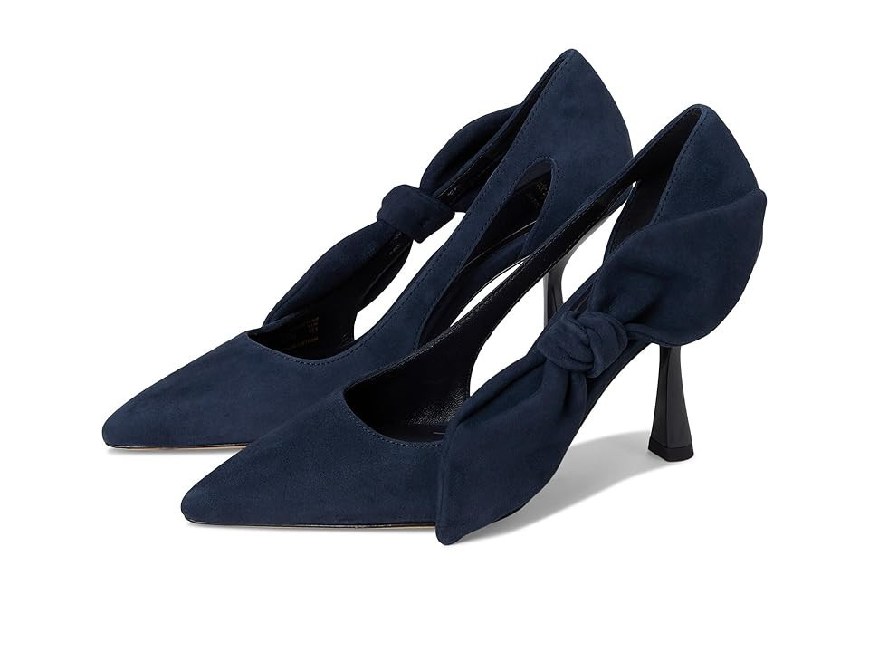 Kate Spade New York Bunnie Suede Pump Women's Shoes Captain Navy: 9.5 M, Leather | Zappos.com