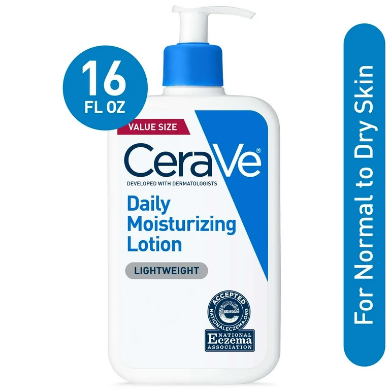 CeraVe Daily Moisturizing Lotion for Normal to Dry Skin, 16 fl oz | Walmart (US)