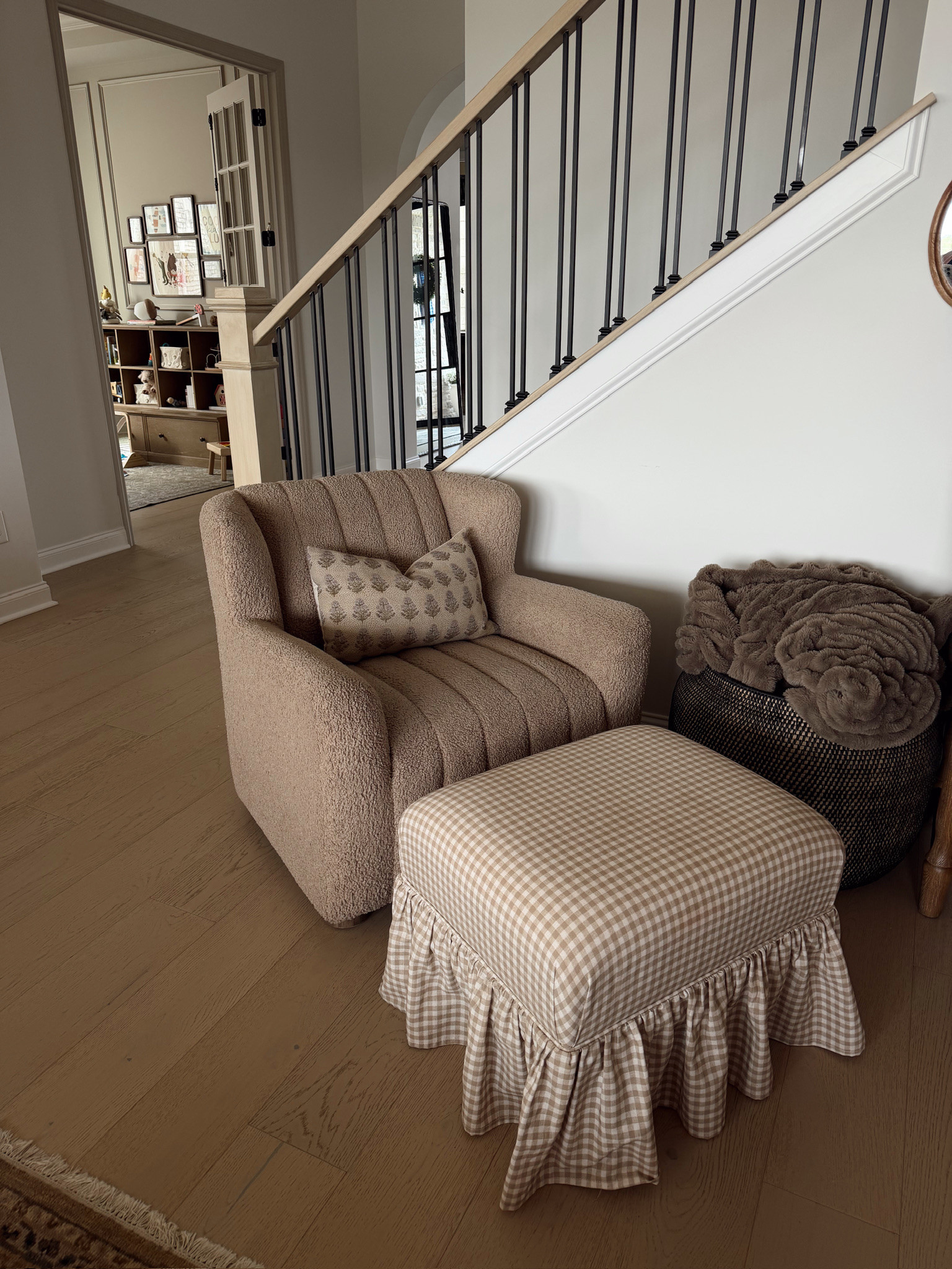 Chair and ottoman we have in our living room🤎

#LTKHome
