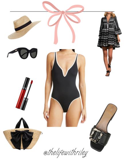 Meredith Blake Beach Aesthetic 


The parent trap, the parent trap aesthetic, Meredith Blake vibes, Meredith black, classic outfit, vacation outfit, beach outfit, coverup dress, black and white swimsuit, black and white one piece, dresses, bow beach bag, bow bag

#LTKstyletip #LTKSeasonal #LTKFind