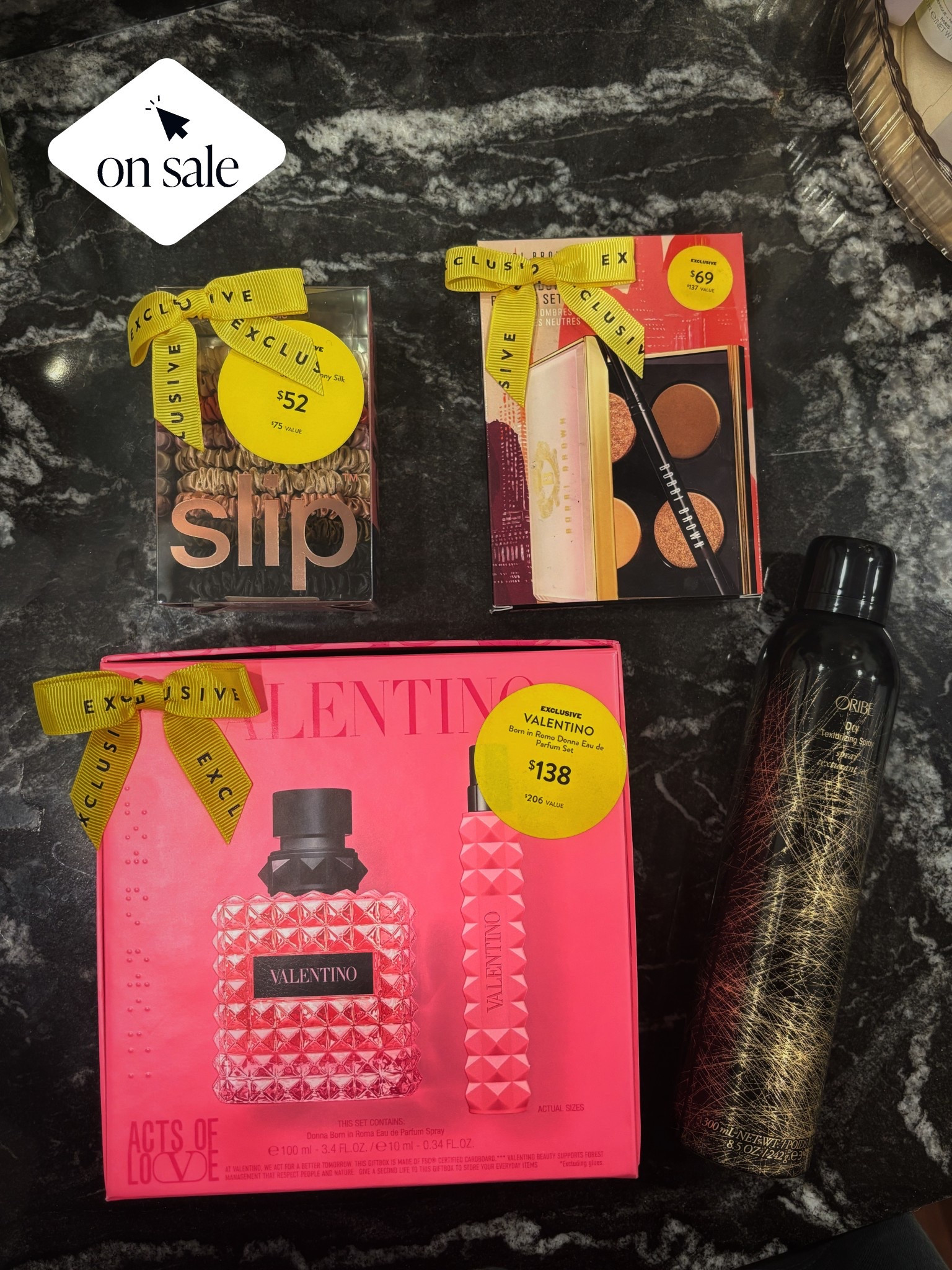 Nordstrom sale beauty faves!!! #nordstromsale #valentino #makeup #oribe #sale #beauty 