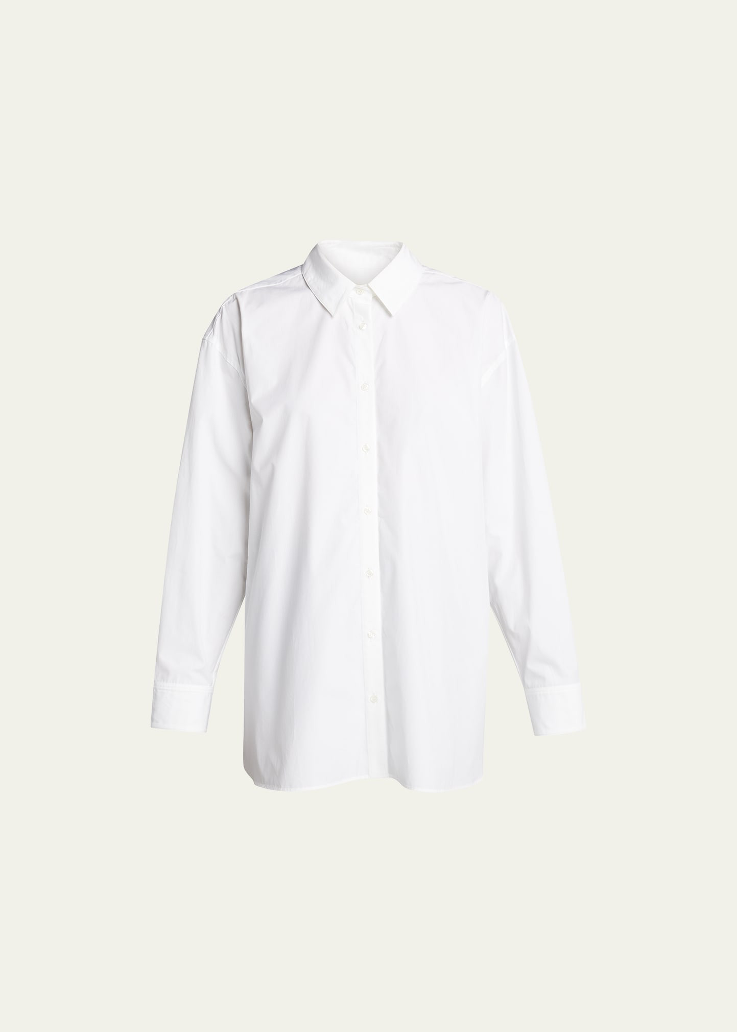 Loulou Studio Espanto Oversized Poplin Shirt - BCI Cotton | Bergdorf Goodman