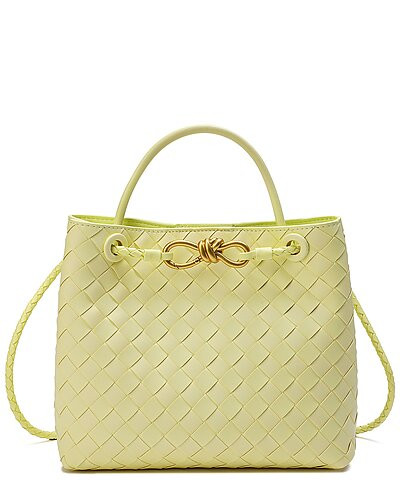 Woven Leather Top Handle Messenger Bag | Gilt & Gilt City