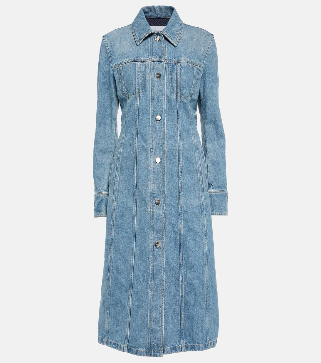 Cotton denim shirt dress | Mytheresa (UK)