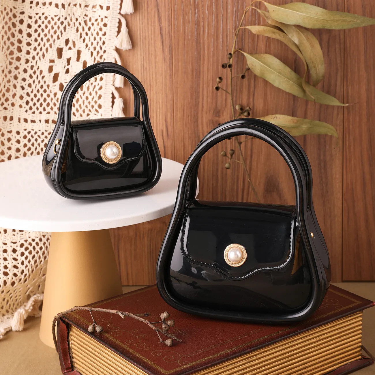 Pearl Magnetic Buckle Chain Jelly Crossbody  Bag for Mom and Me Only $6.29 PatPat US | PatPat