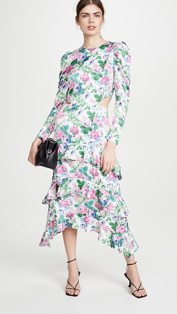 Dreamer Tiered Cutout Dress | Shopbop