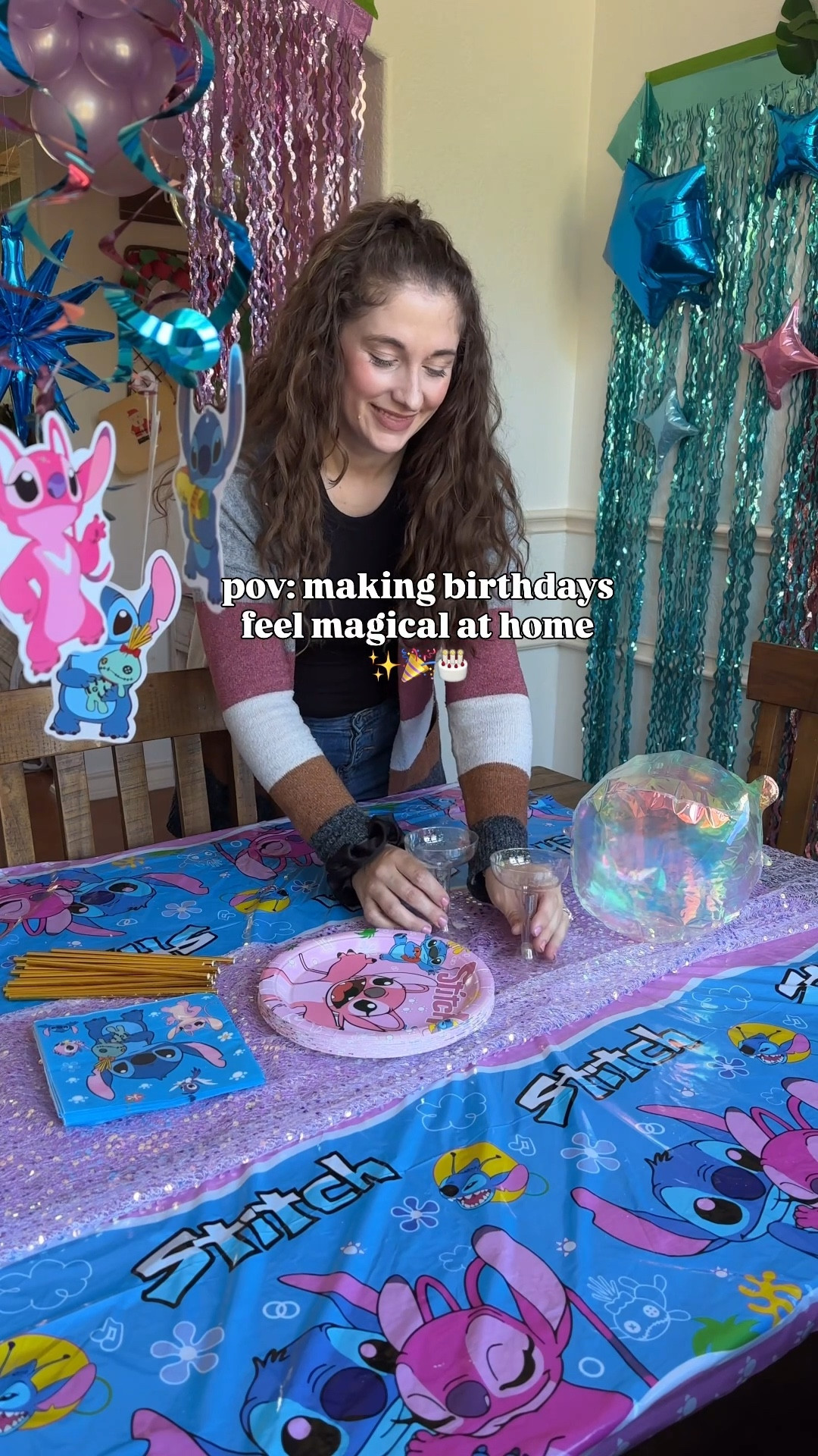 A little Stitch magic for a birthday at home 🩵
Simple decorations, big smiles, and the kind of party that feels happy without needing to be perfect.
Linking the Stitch-inspired finds we used to bring it all together.


#LTKHome #LTKKids #LTKFindsUnder50