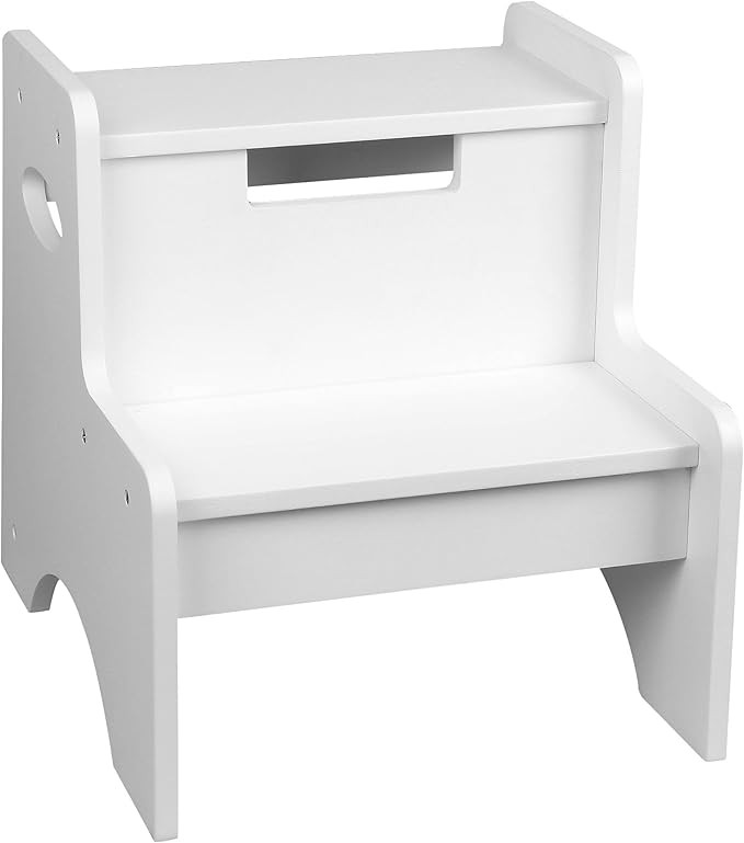 Wildkin Wooden Two-Step Stool for Kids and Adults, Perfect Kitchen Step Stool or Bathroom Potty S... | Amazon (US)