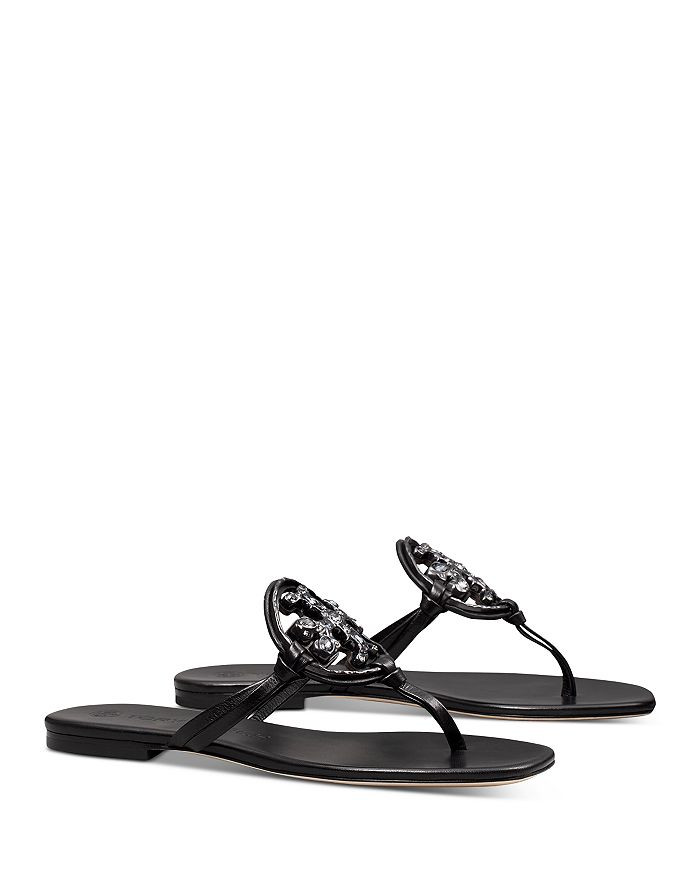 Women's Jeweled Miller Thong Sandals | Bloomingdale's (US)