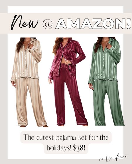 New pajama set at Amazon, perfect for the holidays! 

#LTKstyletip #LTKHoliday #LTKSeasonal