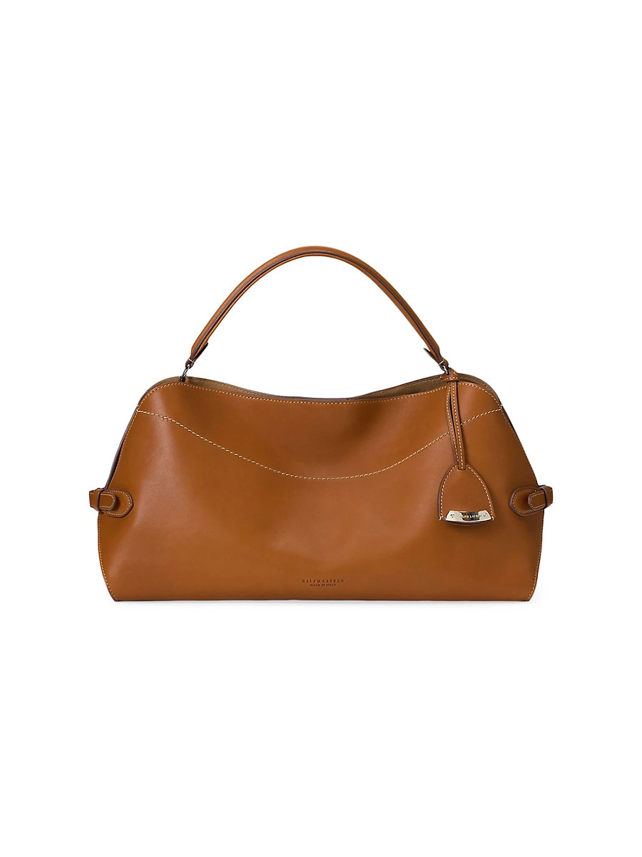 Women's The Ralph Leather Shoulder Bag - R L Gold | Saks Fifth Avenue