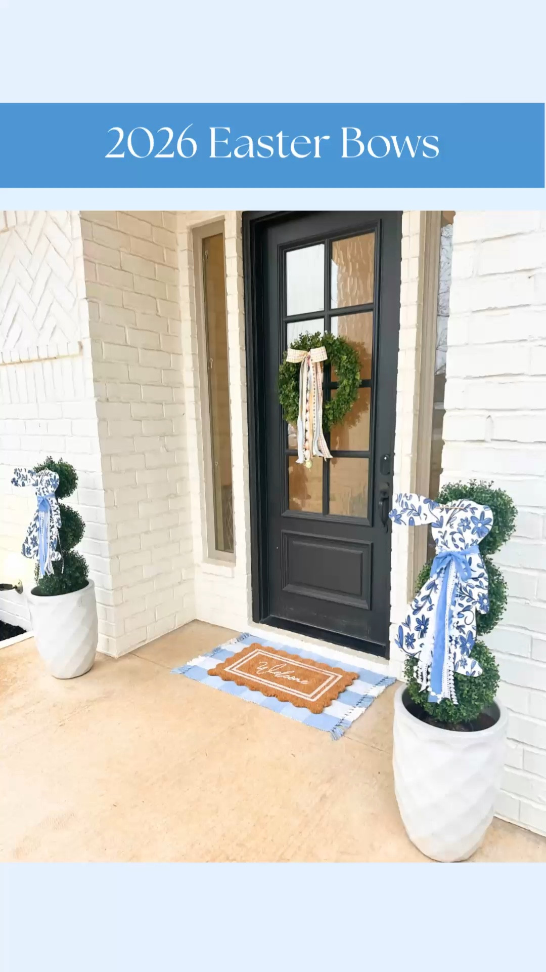 2026 Easter Bows! 20% OFF!
Perfect to add to a Wreath or Hang solo on a Mantle or Pantry Door. 

#LTKSeasonal #LTKSpringSale #LTKHome