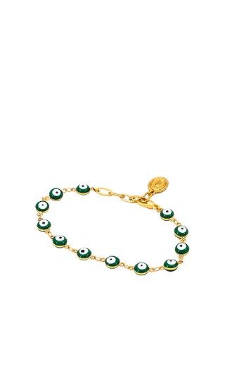 Lottie Bracelet in Green | Revolve Clothing (Global)