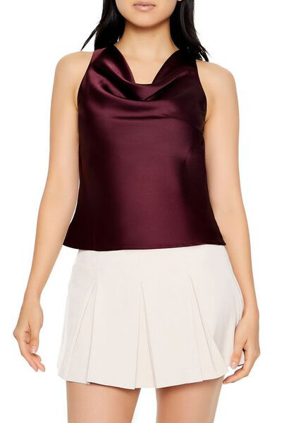 Satin Open-Back Tank Top | Forever 21