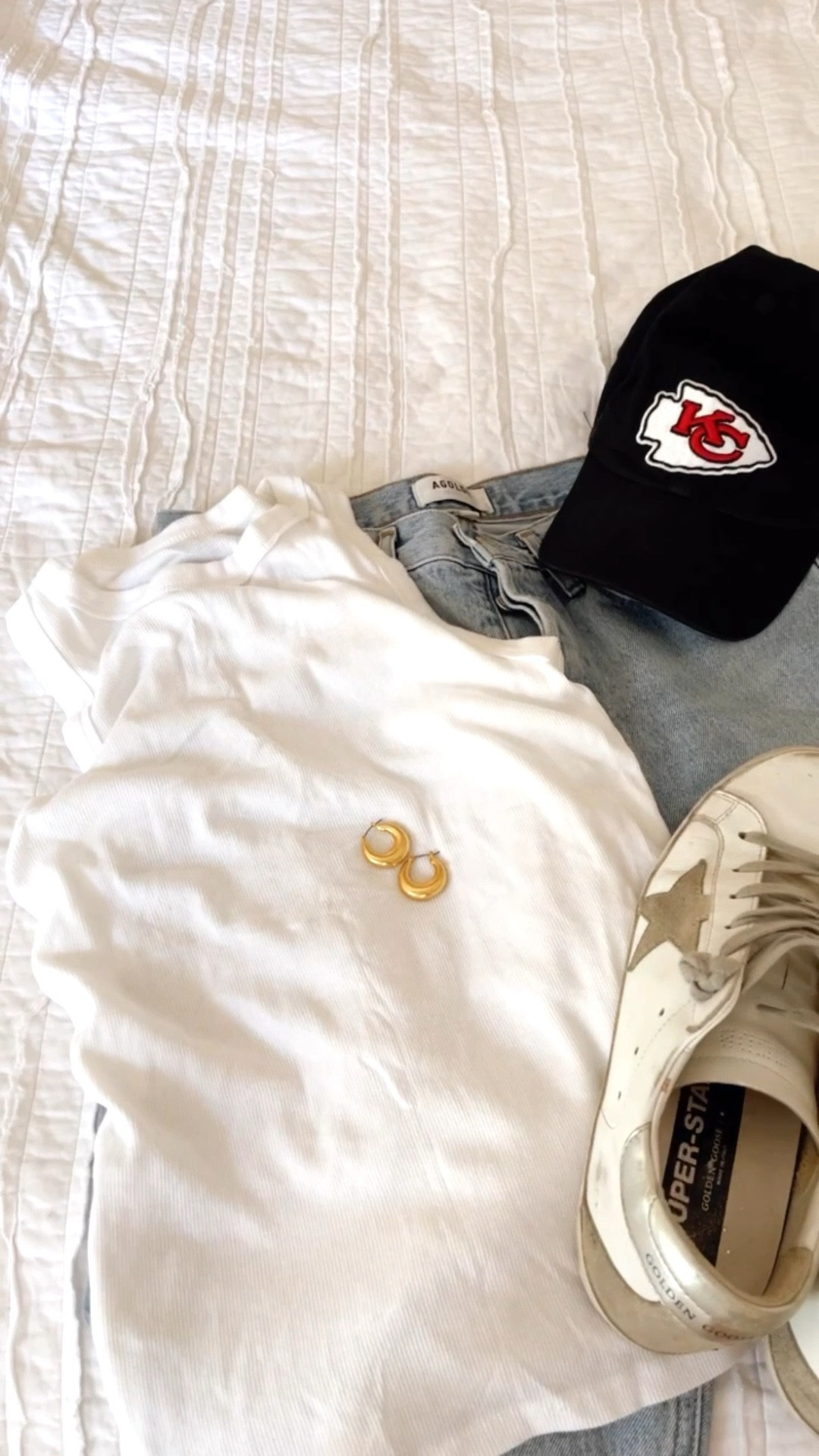 Not your average fashion reel. Casual chic. Casual everyday. Mom style. New mom style. Football gear. Fall style. Jeans, tank, sneakers, hat  

#LTKstyletip #LTKFind #LTKbump