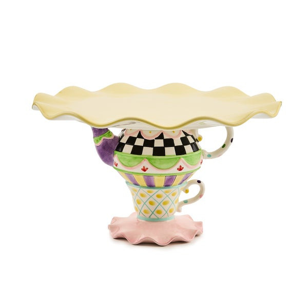 MacKenzie-Childs Wonderland Cake Stand | MacKenzie-Childs