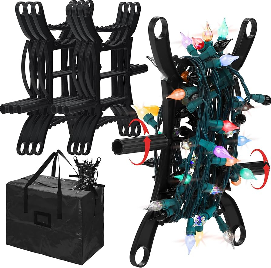 RUODON 6 Pack Christmas Light Storage Holder with Storage Bag All-Purpose Rope Winder Holiday Lig... | Amazon (US)