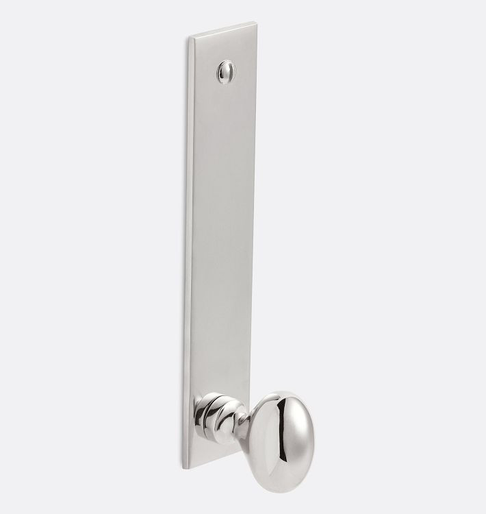 Oval Cabinet knob with Rectangle Backplate | Rejuvenation