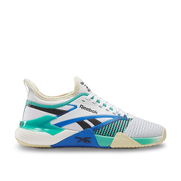 Reebok Nano Court Training Shoe | Women's | White/Multicolor | Size 6 | Sneakers | DSW