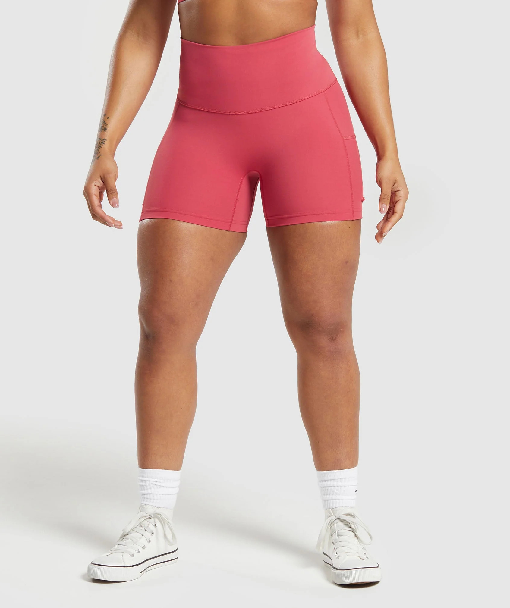 Gymshark Legacy Tight Shorts - Vintage Pink | Gymshark CA
