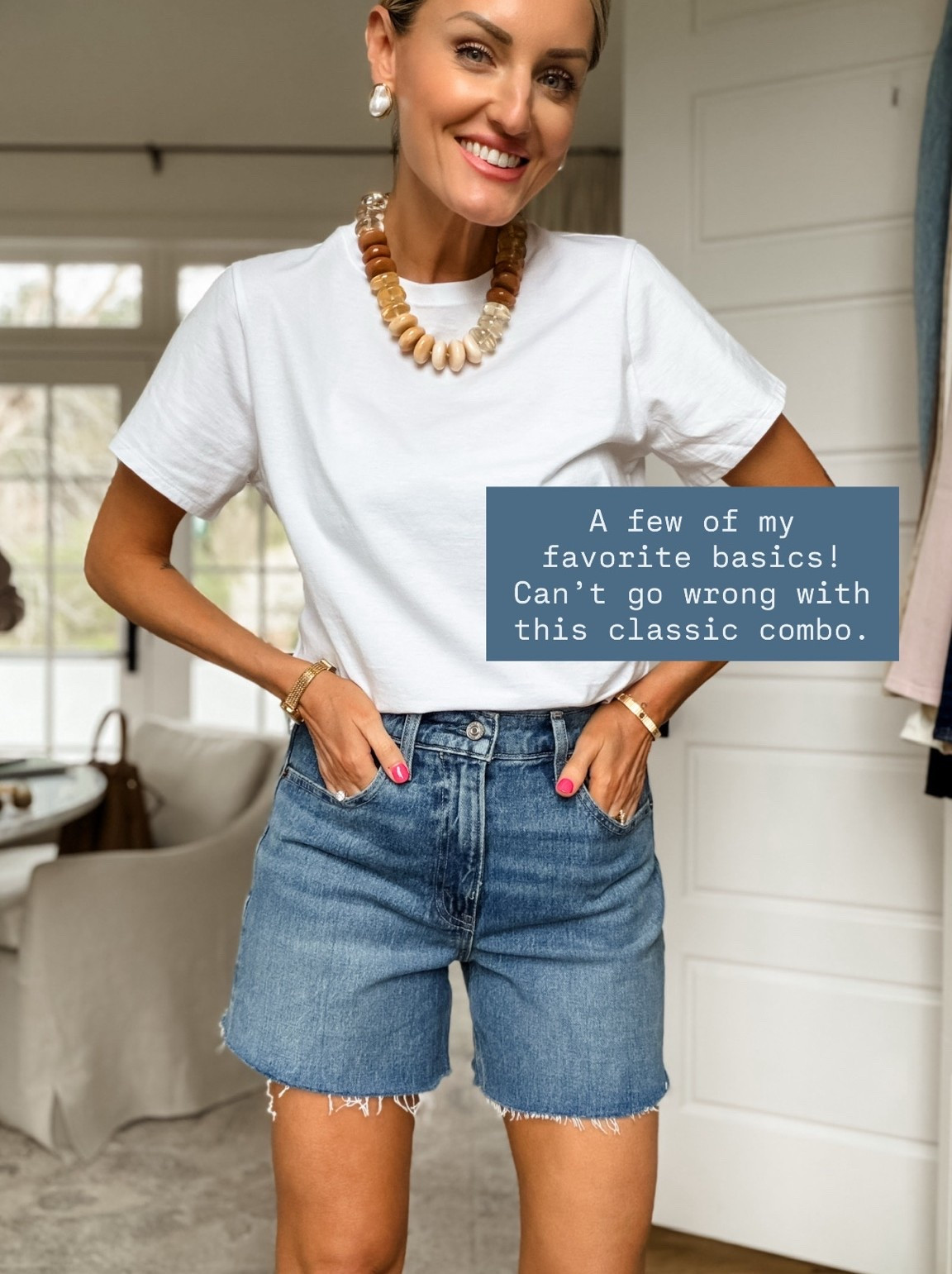 @abercrombie has the best basics 👏🏼 these jean shorts are my go-to during the summer! Wearing S/27.

Loverly Grey, Abercrombie, white tee outfit ideas, Jean shorts outfit, denim shorts outfit

#LTKootd #LTKSeasonal