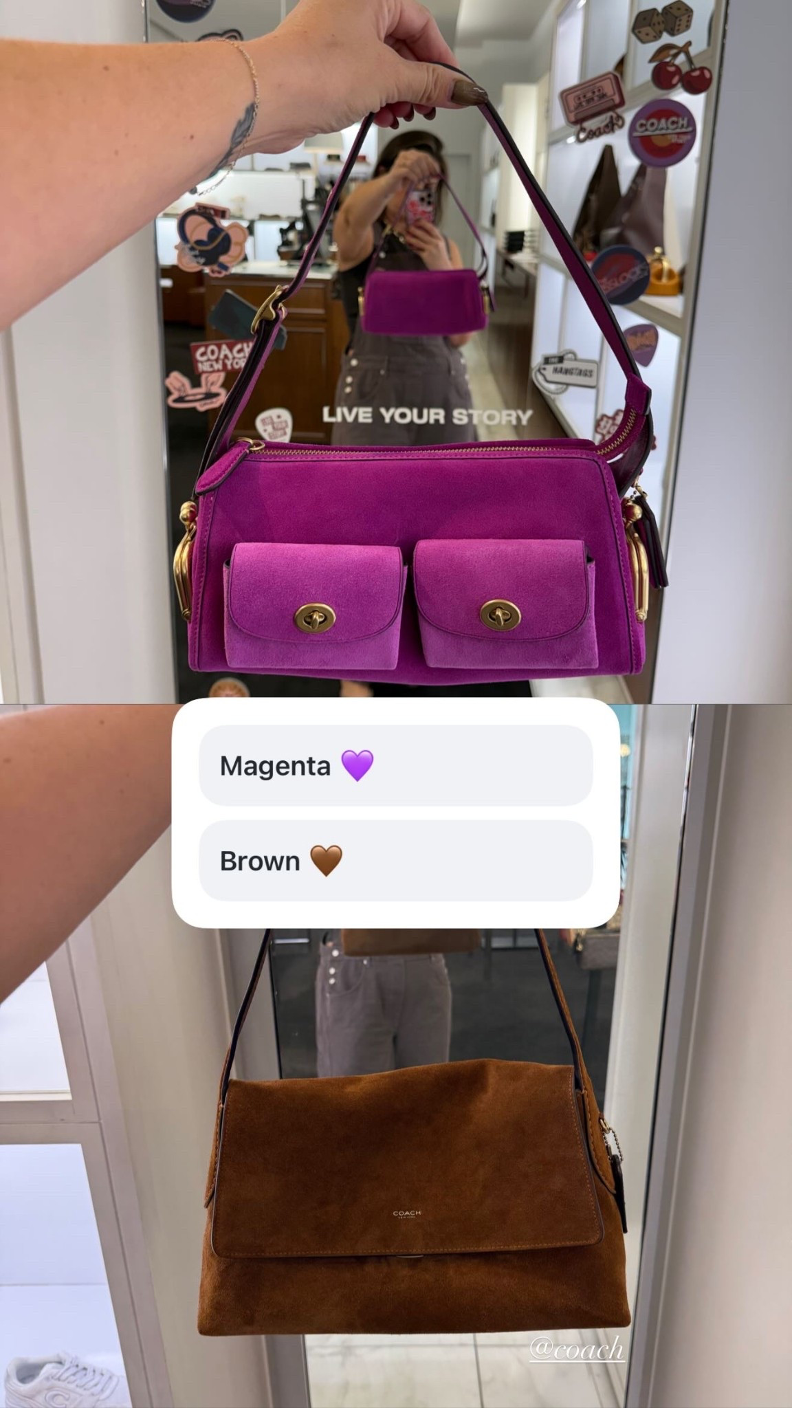 @coach which would you pick??

Bags , purse, fall purse

#LTKselfcare #LTKOver40 #LTKootd