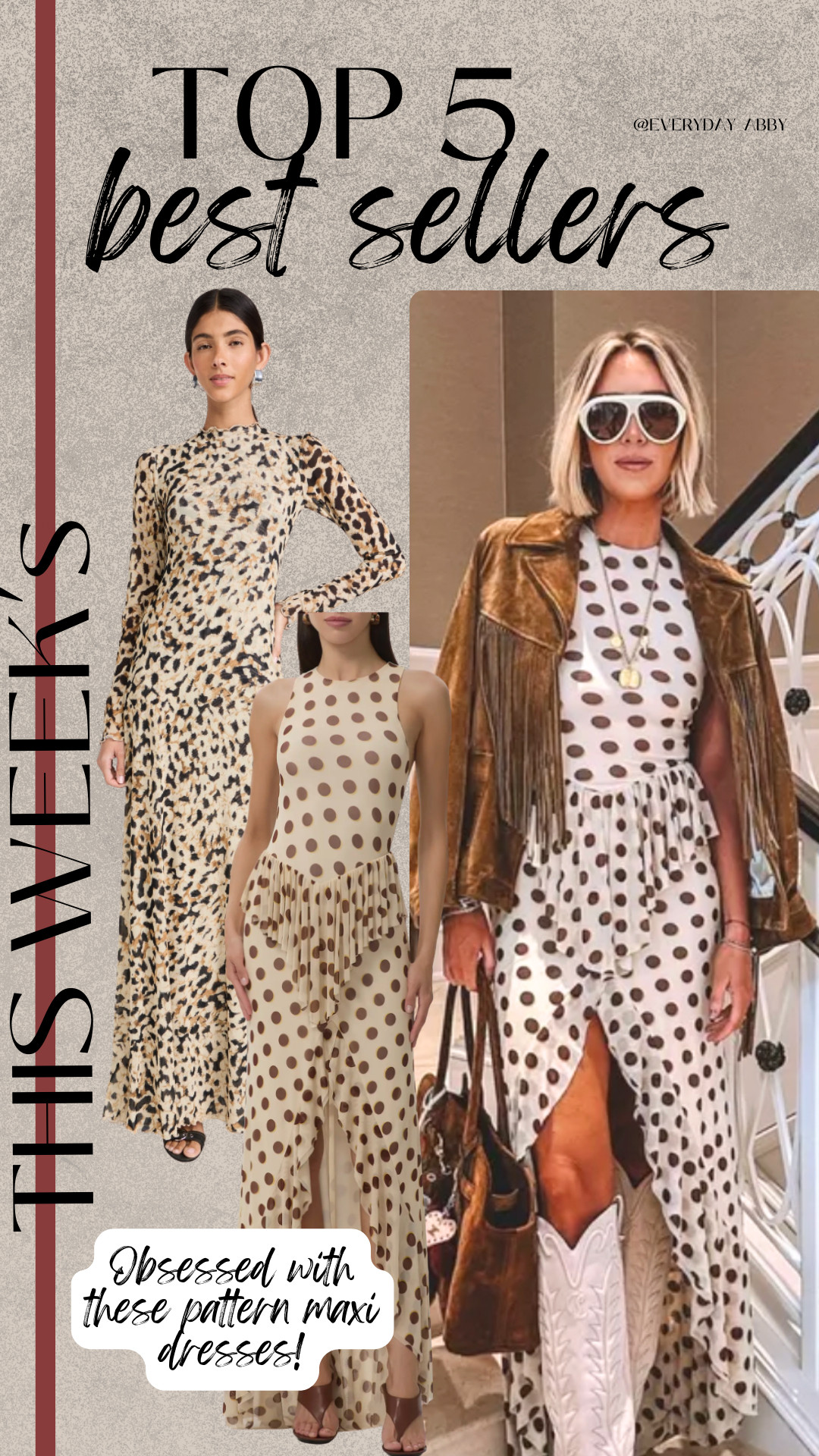 These patterned maxi dresses 😍 
Obsessed with these best selling dresses! 

 #LTKgrwm #LTKootd