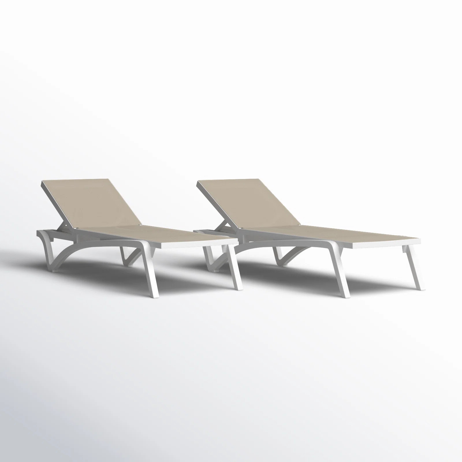 Estes 76" Long Reclining Single Chaise (Set of 2) | Wayfair North America