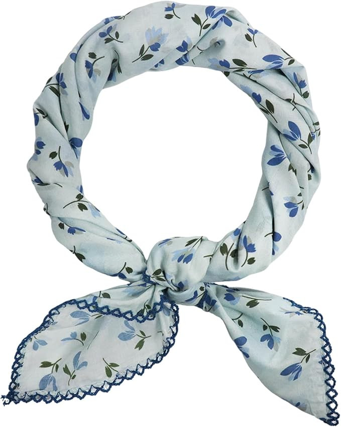 Large Cotton Bandanas for Women, 27 x 27 inch Hair Neck Scarf, Headband Square Scarf | Amazon (US)