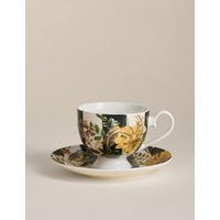 M&S Striped Floral Cup & Saucer Multi | Marks & Spencer (UK)