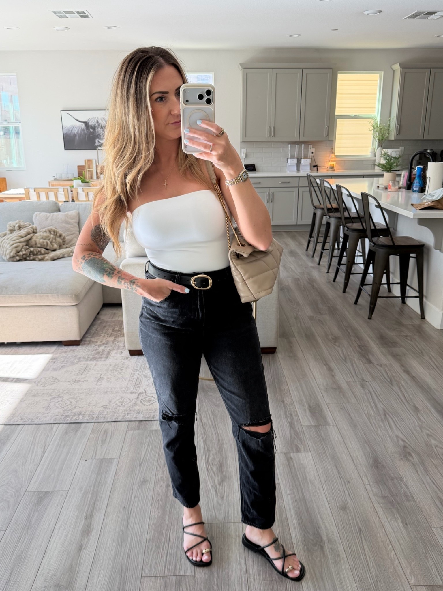 Date night 😍 wearing size small in the bodysuit and size 6 in the jeans.

#LTKootd #LTKgrwm #LTKmomlife