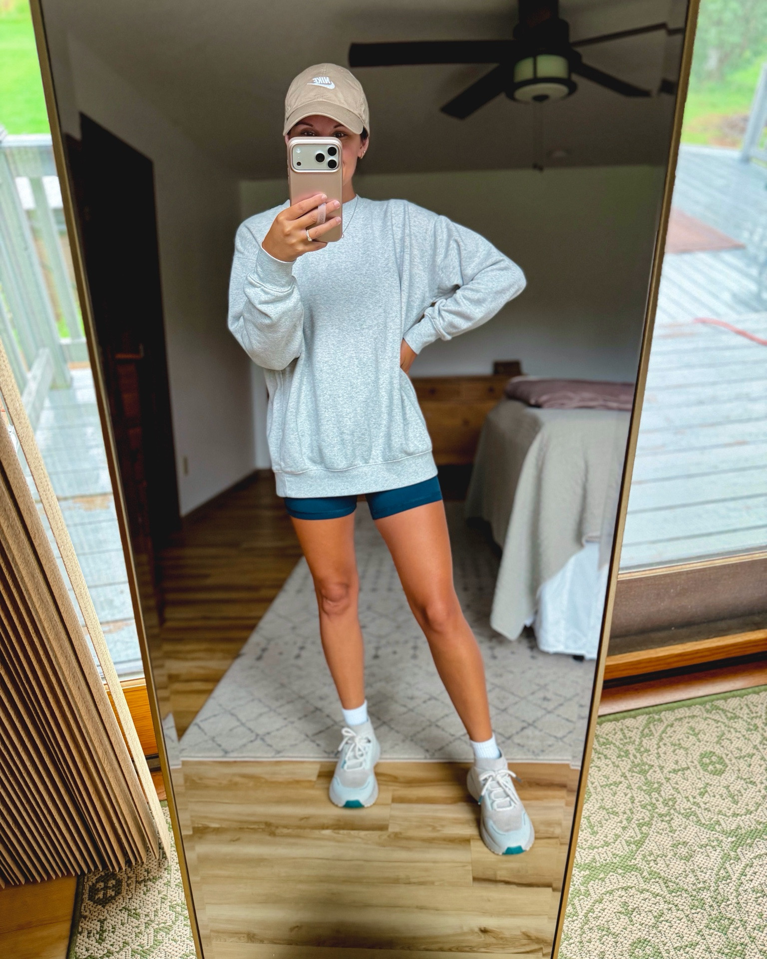 Saturday grocery run outfit💙

Xs in my biker shorts and xs in my crewneck. My sneakers are waterproof and size 6!

#LTKPetite #LTKgrwm #LTKootd