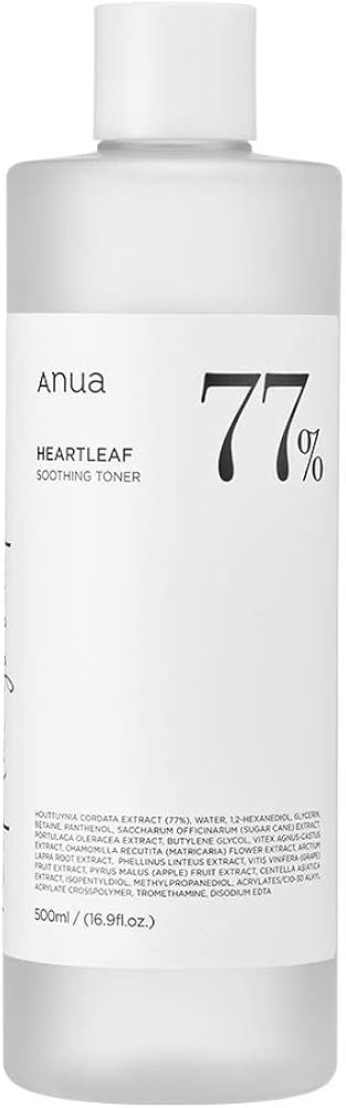 Anua Heartleaf 77 Soothing Toner I pH 5.5 Skin Trouble Care, Calming Skin, Refreshing, Purifying ... | Amazon (US)