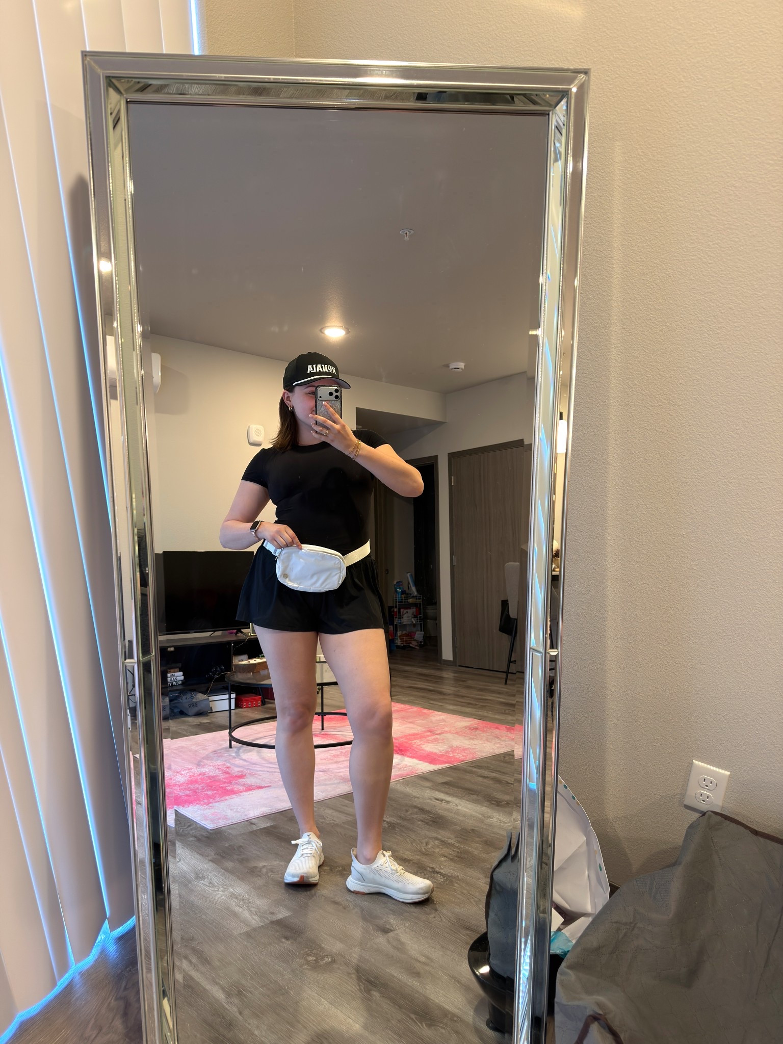 Went on a 2 mile walk and while my cheeks may have popped out (🫣) I still adore this look!

I’m wearing a M tee, L shorts and size 9 sneakers 

#LTKootd #LTKMidsize #LTKfitnessgoals
