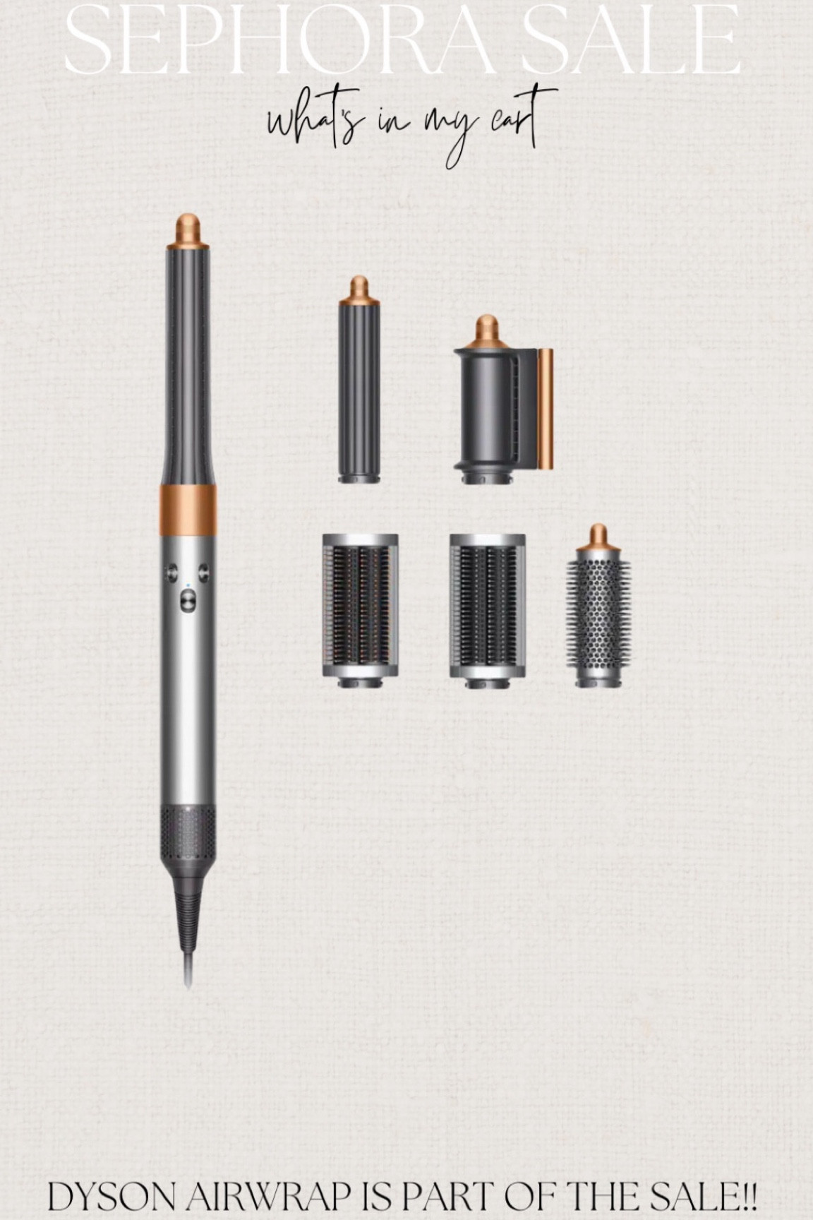 Dyson air wrap on sale!! 



#LTKstyletip #LTKBeautySale #LTKsalealert
