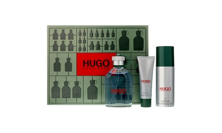 Hugo Boss Man Eau de Toilette 3PCS Gift Set For Men
            
          
        
            ... | Groupon North America