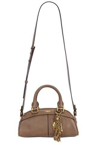 Chloe Small Bowling Bag in Brown | FWRD 