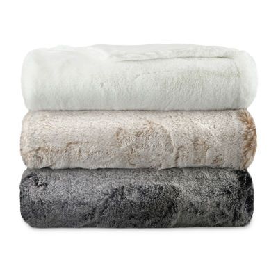 Loom + Forge Tipped Fur Square Throw Pillow | JCPenney