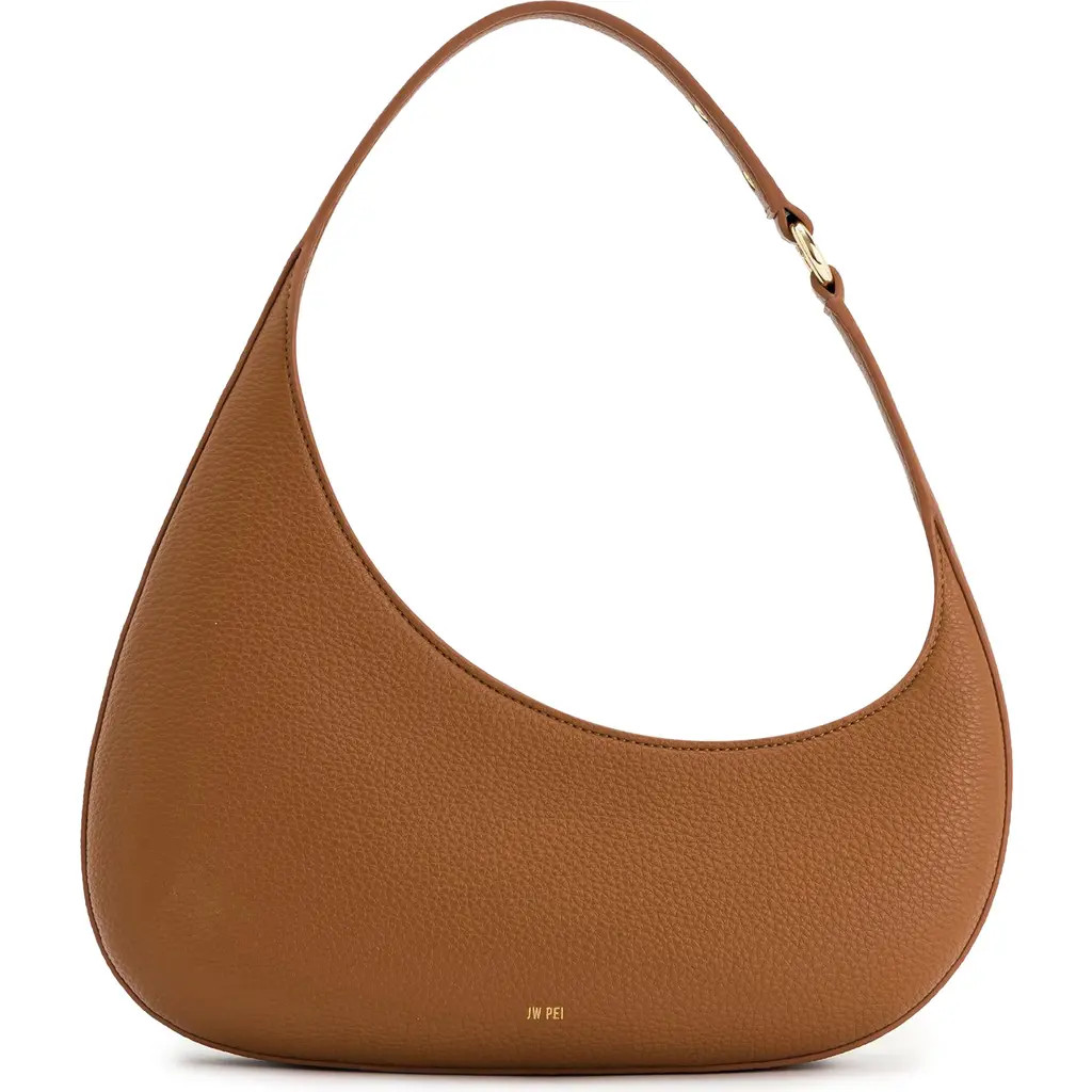 JW PEI Harlee Faux Leather Shoulder Bag in Brown at Nordstrom | Nordstrom