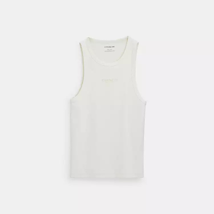 New York Ribbed Tank Top | Coach (US)