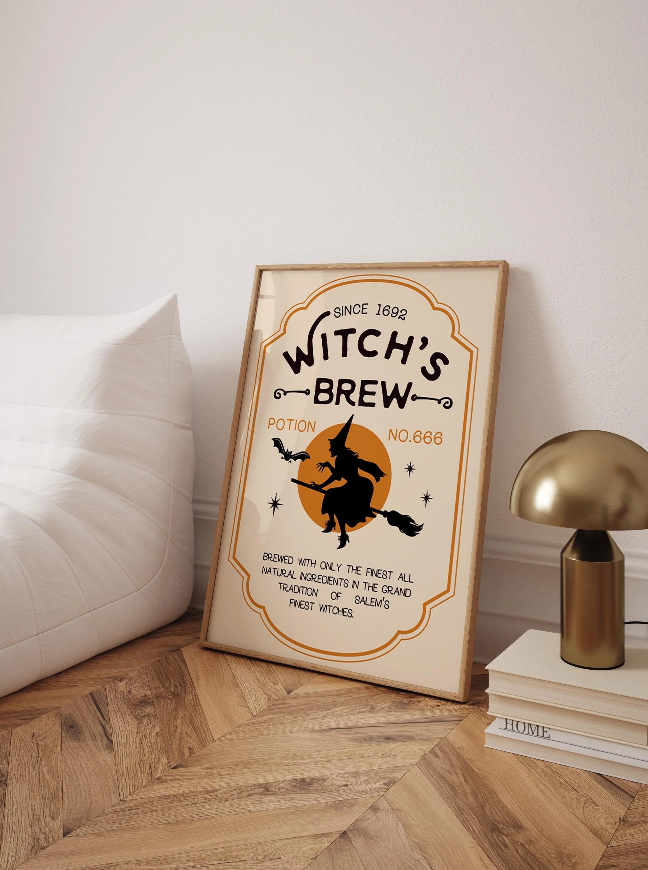 WestConfe Halloween Witch's Brew | Potion Halloween Print | Spooky Wall Art | Magic Spells Art | ... | Walmart (US)