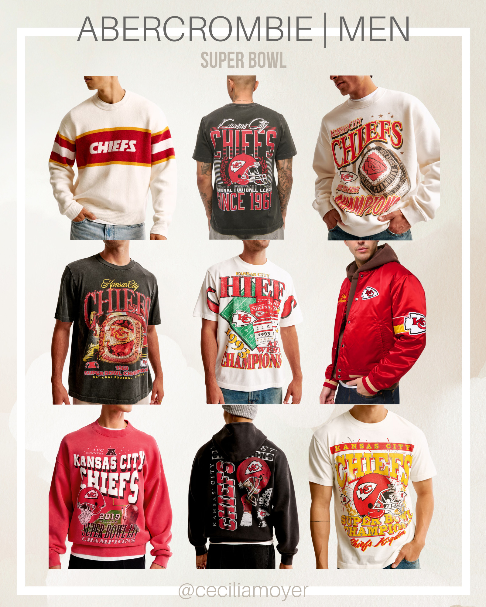 Abercrombie sale on NFL gear - Super Bowl Kansas City Chiefs - graphic sweatshirts - mens fashion - graphic tshirts - game day

 

#LTKMens #LTKSaleAlert #LTKFindsUnder50
